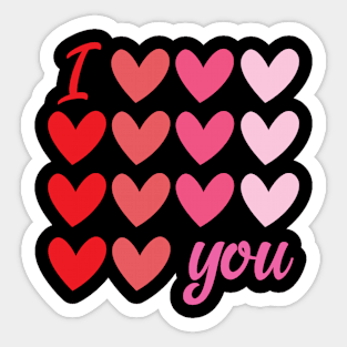 I Love you very much Sticker